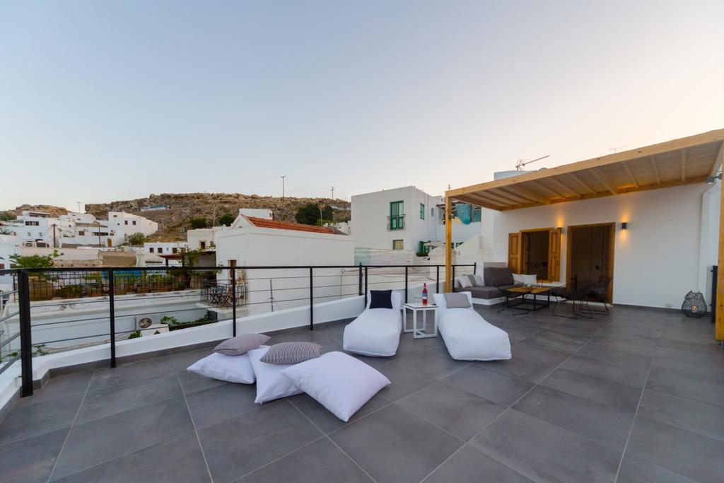Villa Myrto Líndos Buitenkant foto